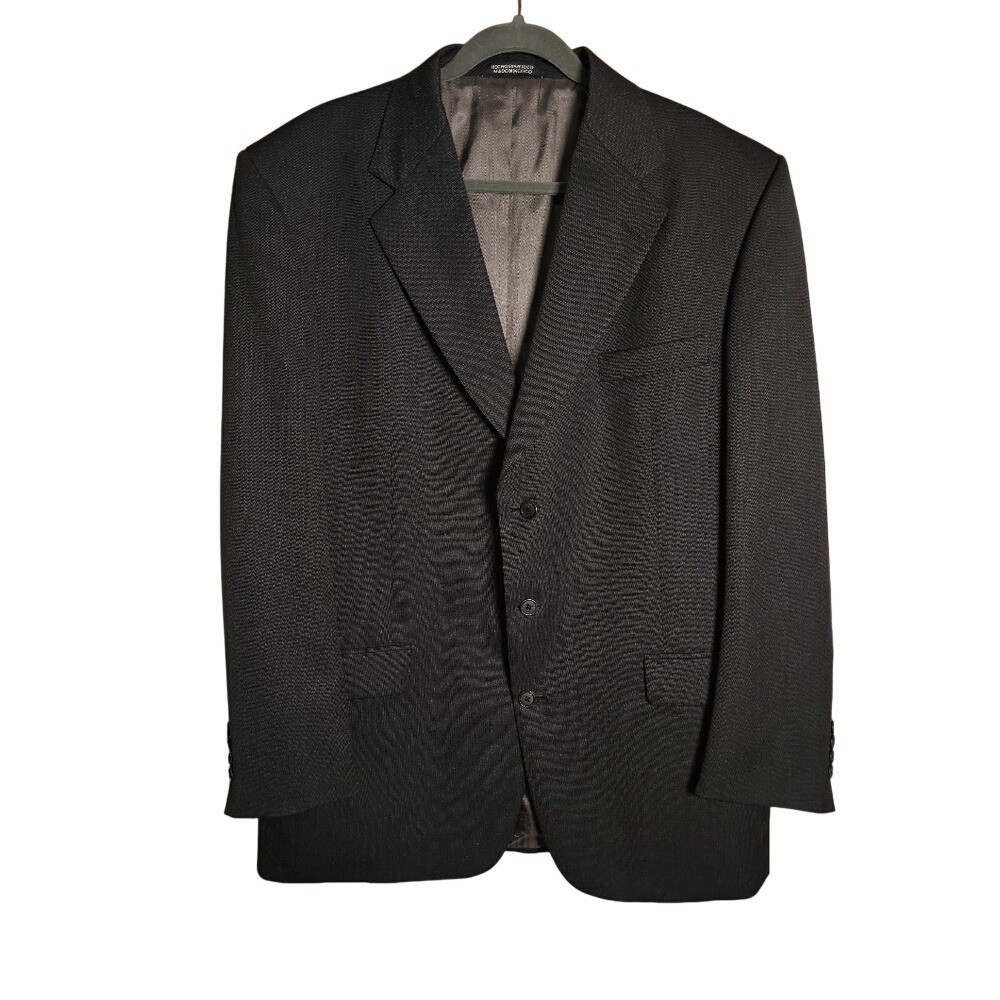 100% Wool Stafford Men's Sport Coat, Jacket, Blazer 3 Button Single Breast 44 L